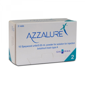 Azzalure botulinum toxin vial - cosmetic injectable for wrinkle treatment