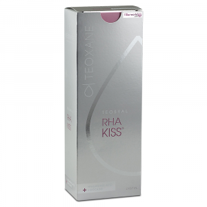 Teosyal RHA Kiss Lidocaine box and syringe – lip filler for professional use